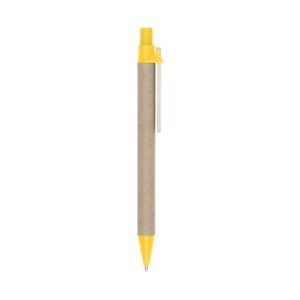 CANETA RECICLAVEL - AMARELO