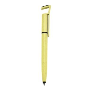 CANETA FIBRA DE BAMBU - AMARELO