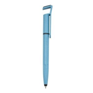 CANETA FIBRA DE BAMBU - AZUL