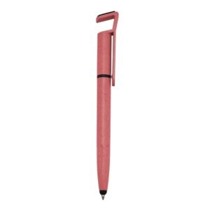 CANETA FIBRA DE BAMBU - VERMELHO