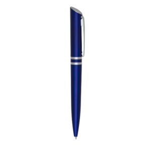 CANETA PLÁSTICA C/ 2 ANEIS - AZUL
