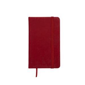CADERNETA EMBORRACHADA - VERMELHO