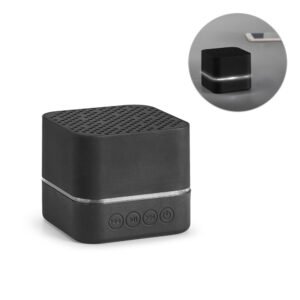 Caixa de som com autonomia de 2h (300 mAh) em ABS