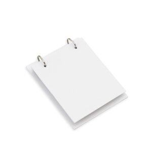 BLOCO DE ANOTAÇÕES CAPA PLÁSTICA - BRANCO