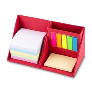 BLOCO DE ANOTAÇÕES CUBO - VERMELHO