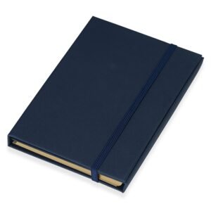 BLOCO DE ANOTAÇÕES COM CANETA E AUTOADESIVOS - AZUL
