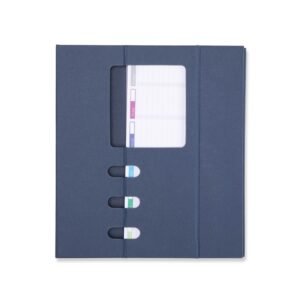BLOCO DE ANOTAÇÕES COM SUPORTE - AZUL