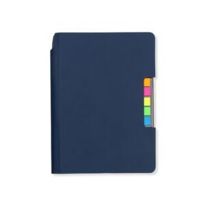 CADERNO C/ AUTOADESIVO - AZUL