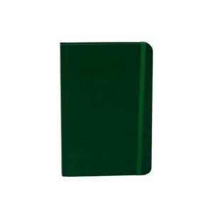 CADERNETA CAPA DURA - VERDE