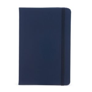 CADERNETA COURO SINTÉTICO 21X14 - AZUL