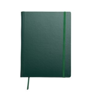 CADERNETA COURO SINTÉTICO - VERDE