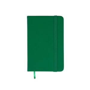CADERNETA EMBORRACHADA S/ PAUTA - VERDE