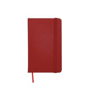 CADERNETA EMBORRACHADA - VERMELHO