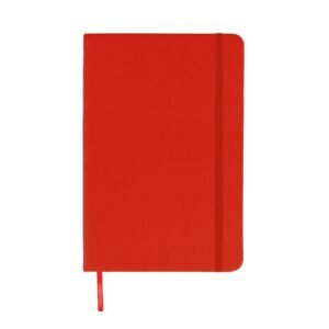 CADERNETA EMBORRACHADA - VERMELHO