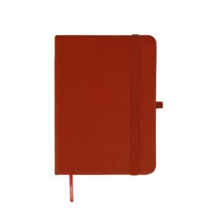 CADERNETA EMBORRACHADA - VERMELHO