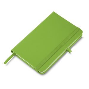 CADERNETA EMBORRACHADA COM PORTA CANETA - VERDE