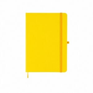 CADERNETA FOSCA COM PAUTA - AMARELO