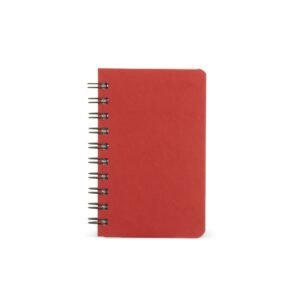 CADERNETA KRAFT 14X10 SEM PAUTA - VERMELHO