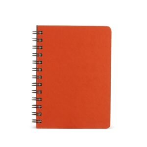 CADERNETA KRAFT 17X13 COM PAUTA - LARANJA