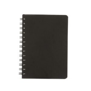 CADERNETA KRAFT 17X13 COM PAUTA - PRETO