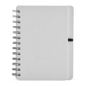 CADERNETA KRAFT B6 COM PORTA CANETA - BRANCO