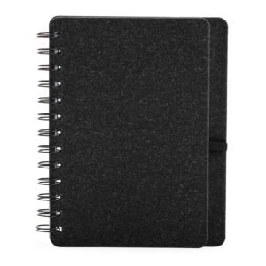 CADERNETA KRAFT B6 COM PORTA CANETA - PRETO