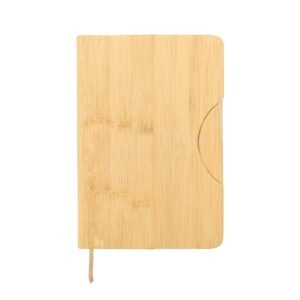CADERNETA COM SUPORTE CELULAR - BAMBU