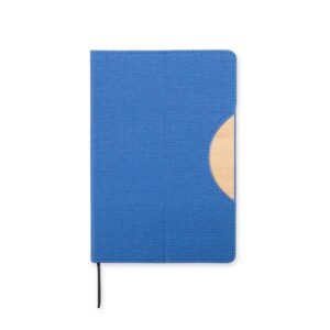 CADERNETA COM SUPORTE DE CELULAR - AZUL