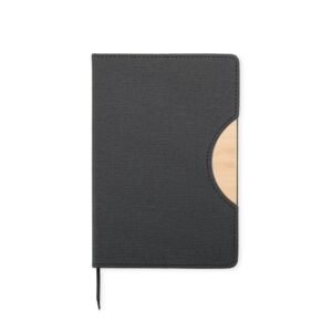 CADERNETA COM SUPORTE DE CELULAR - PRETO
