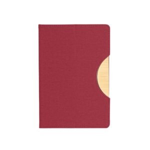 CADERNETA COM SUPORTE DE CELULAR - VERMELHO