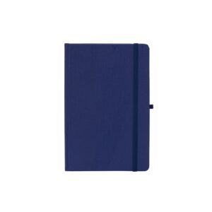 CADERNETA COM PORTA CANETA - AZUL