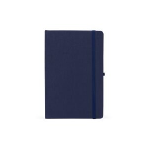 CADERNETA COM PORTA CANETA - AZUL