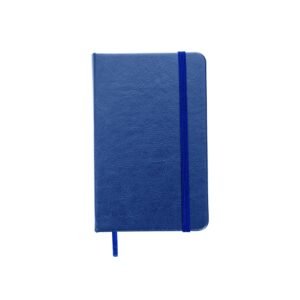 CADERNETA DE COURO SINTÉTICO - AZUL