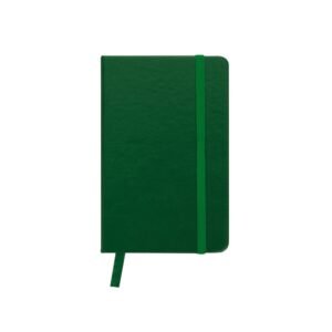 CADERNETA DE COURO SINTÉTICO - VERDE
