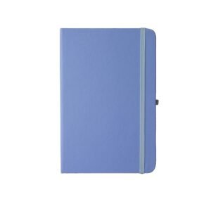 CADERNETA EM COURO SINTÉTICO - AZUL