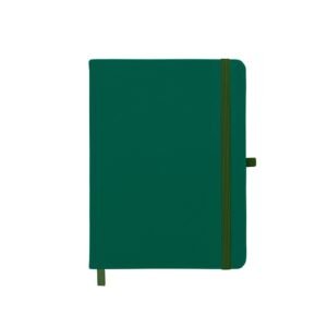 CADERNETA EMBORRACHADA COM PORTA CANETA - VERDE