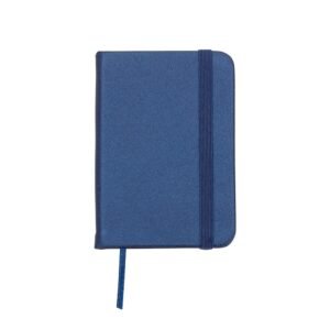 MINI CADERNETA SINTÉTICA BRILHANTE - AZUL