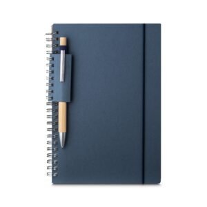 CADERNO A5 PAPEL RECICLADO - AZUL