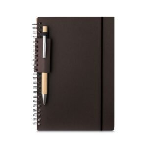 CADERNO A5 PAPEL RECICLADO - PRETO