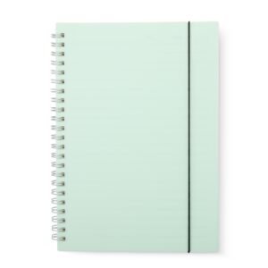 CADERNO A5 PLÁSTICO - VERDE