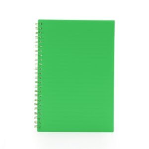 CADERNO A5 PLÁSTICO - VERDE