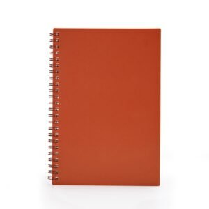 CADERNO A5 PLÁSTICO - VERMELHO