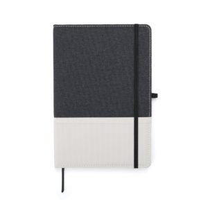 CADERNO A5 POLIÉSTER - BEGE
