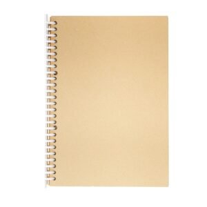 CADERNO WIIRE-O COM CAPA DURA - KRAFT