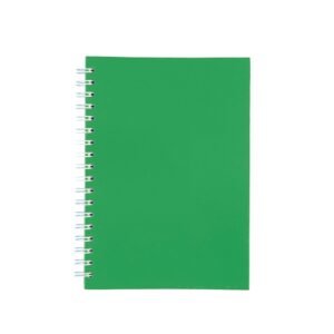 CADERNO CAPA FOSCA COM PAUTA - VERDE