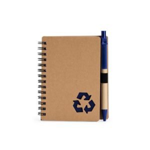 CADERNO ECOLÓGICO COM CANETA - BEGE