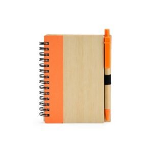CADERNO ECOLÓGICO COM CANETA - BEGE
