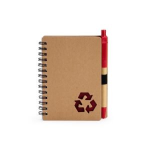 CADERNO ECOLÓGICO COM CANETA - BEGE
