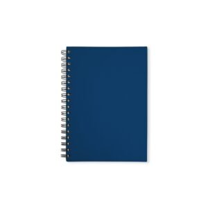 CADERNO CAPA EMBORRACHADA - AZUL