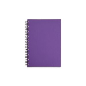 CADERNO CAPA EMBORRACHADA - ROXO